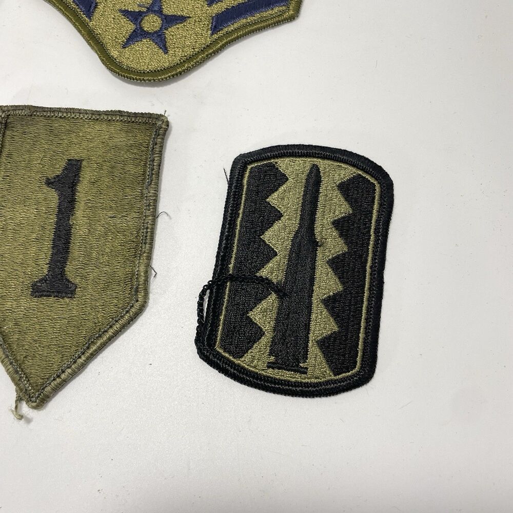 Vintage US Military Patch Lot 5 Army Air Force Insignia Subdued Uniform - Picture 3 of 4